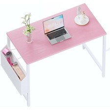 Compact Computer Desk Home Office W/ Storage Bag Headphone Hook Study