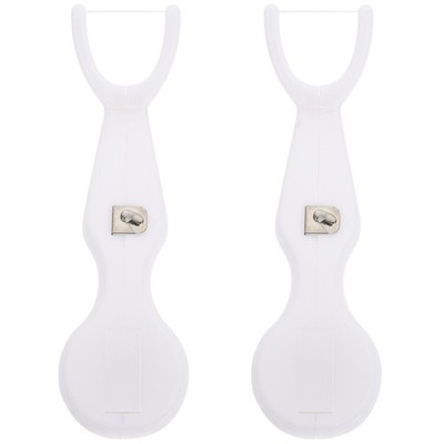 2 pcs  Replaceable Dental Floss Holder Practical Portable Teeth Oral Care Tool