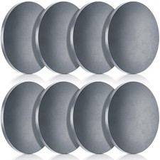 Therwen 8 Pack Round Hot Rolled Steel Plate 1/4" x 4" Diameter Circle 4 Inch ...