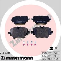 Zimmermann BremsbeläGe Vorne FüR BMW 2 Active Tourer X1 Mini Mini Clubman