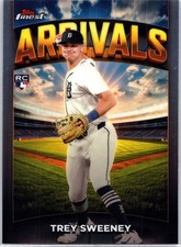 2025 Finest #A-27 Trey Sweeney Arrivals Detroit Tigers
