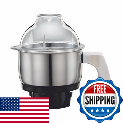 Preethi MGA-504 Stainless Steel Genie Jar for Eco Twin, Plus/Chef Pro and Blue L