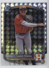 2025 Bowman Chrome Prospects Geometric Refractor /499 Caden Powell #BCP-212 0nr3