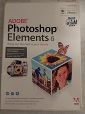 Vintage Adobe Photoshop Elements 6 - New in Box Mac