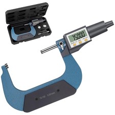 AUTOUTLET Micrometer Digitale Bügelmess-Schraube 75-100mm/ 0.001mm, LCD