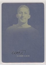 2017 Leaf ITG Used Vintage Memorabilia Printing Plate Yellow 1/1 Elmer Lach 0h1