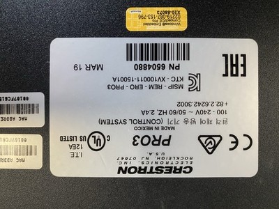 Crestron 3-Series Advanced Control Processor System