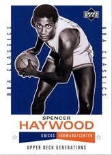 2002-03 Upper Deck Generations #183 Spencer Haywood - BSK