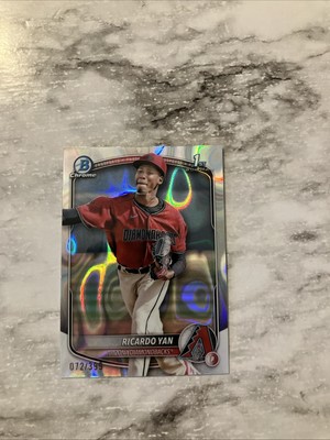 2025 Bowman Chrome Ricardo Yan #BCP-31 Lava Refractor /399