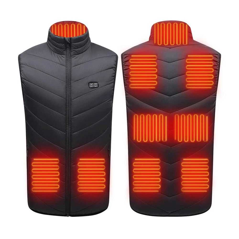 Heated Vest 9 Heating Zones With 10000mAh Battery Pack Electric Heating Vest US image 15