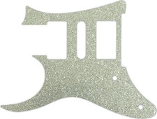 WD Custom Pickguard For Left Hand Ibanez 2009 RG350DX #60SS Silver Sparkle