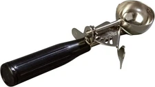 60300-30 Stainless Steel Portion Control Disher Scoop, 1.3 oz, Black, 1 Count