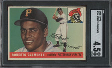 1955 Topps Baseball #164 Roberto Clemente RC Rookie VG-EX+ SGC 4.5