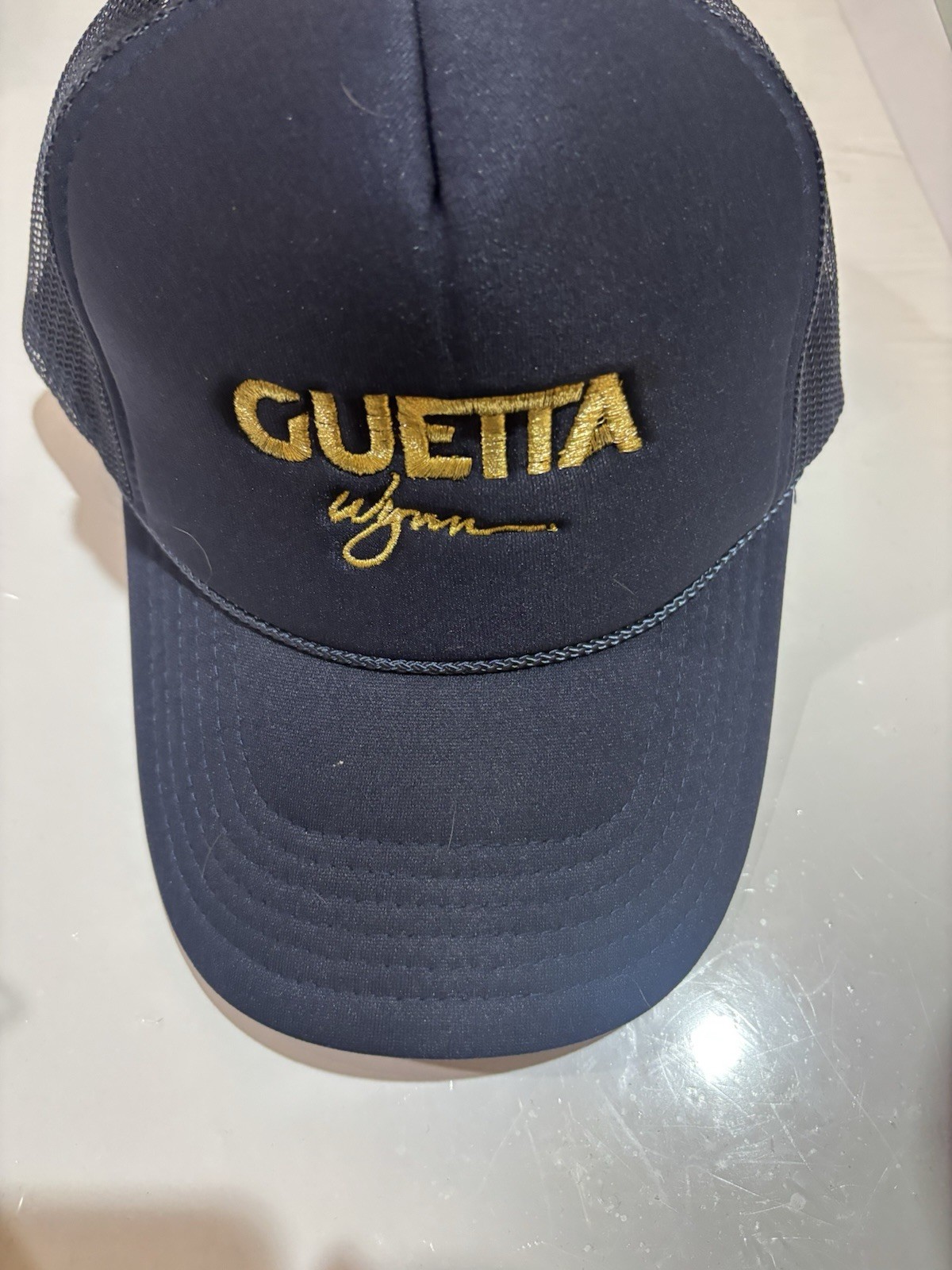 David Guetta Wynn Las Vegas Trucker Hat Cap Dom Perignon Blue One Size