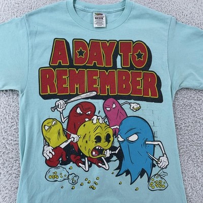 Vintage A Day To Remember Shirt Mens XXS Light Blue Keep Running