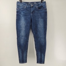 Seven 7 Legging Jeans Womens 10 Blue Dark Wash Stretch Denim Skinny J00164687