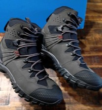 Mens Columbia Titanium Geoterra Outdry Leather Waterproof Hiking Boot Sz 9.5