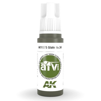 AK Interactive 3rd Gen Acrylic - Slate No.34 17ml AK11375