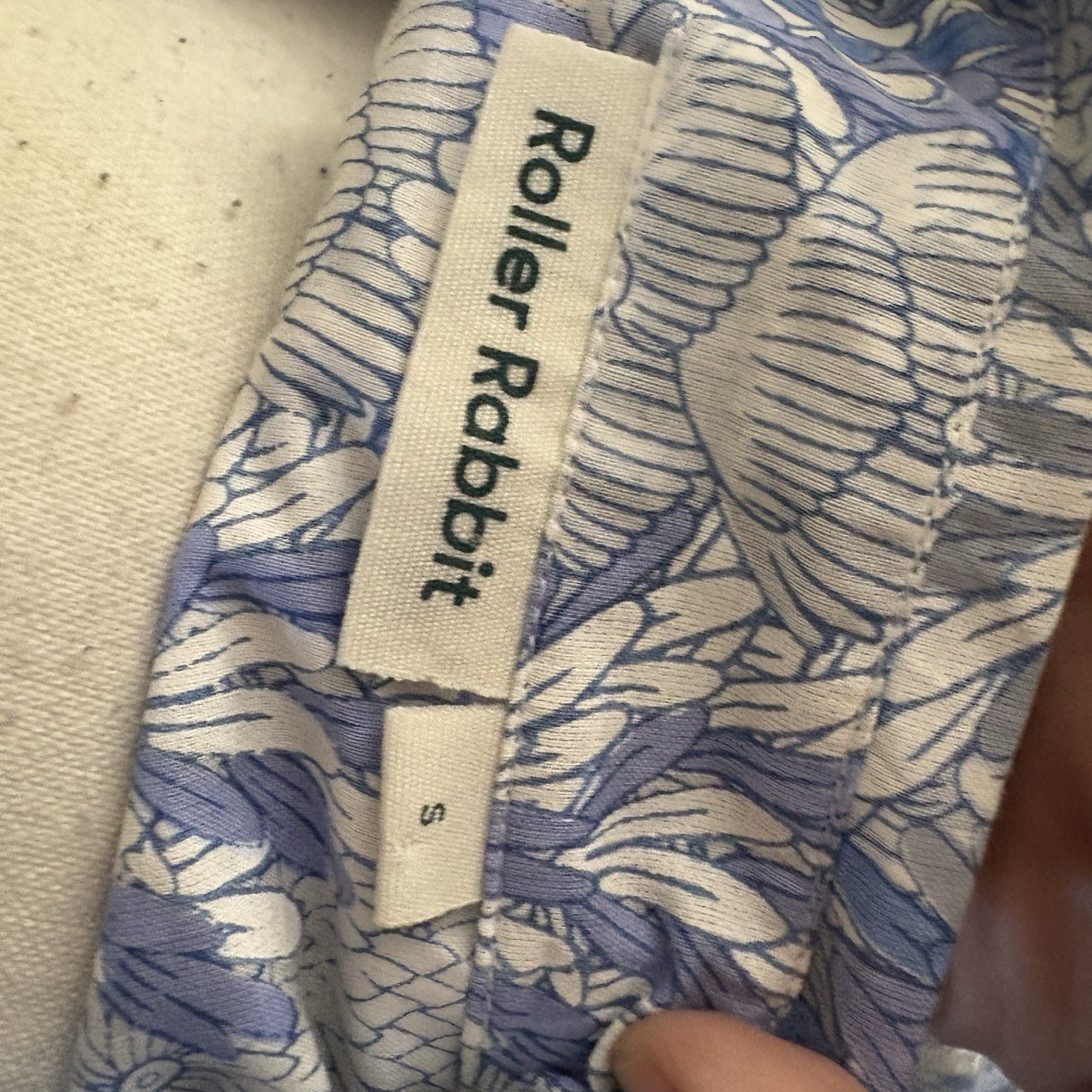 Roller Rabbit Guy Button Down Cotton Printed Shir… - image 5