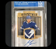 2024-25 Upper Deck The Cup Rookie Goil Foil Auto Patch Gage Goncalves #07/24
