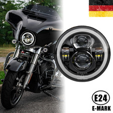 Für MZ ETZ125 ETZ250 ETZ 150 250 E24 Rund LED Scheinwerfer H/L Strahl DRL