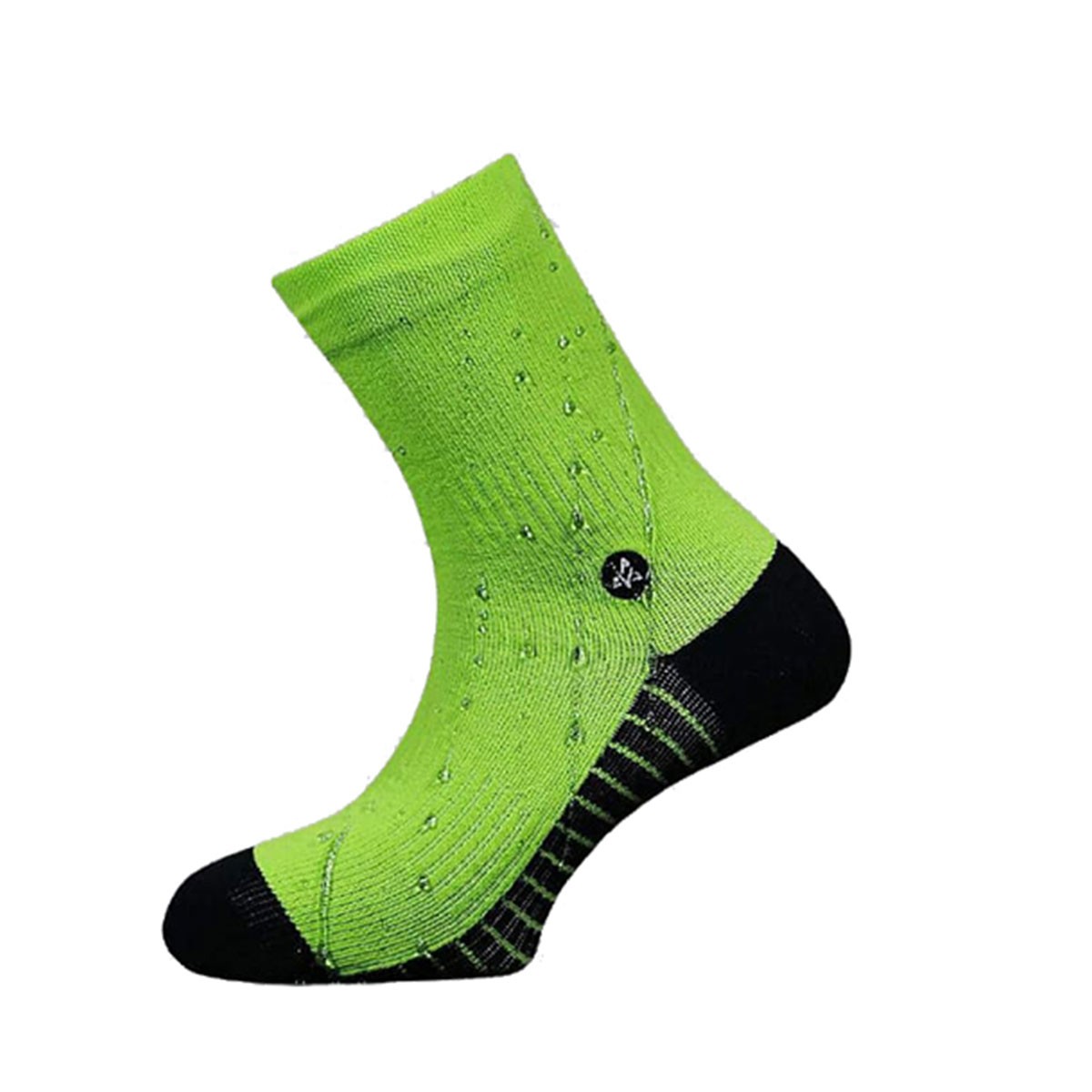 Chaussette imperméable Trail Dry Jaune idéale pour le VTT et les sorties boue