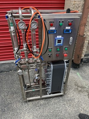 Watec EDI-1.0T/H Water Filtration System on Stainless Steel Frame