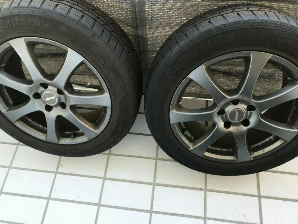 AUDI VW SKODA SEAT FORD Autec Felgen 8Jx18H2 mit Continental Winterreifen 235/55 - Bild 3 von 4