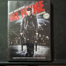 Max Payne Unrated Edition DVD Mark Wahlberg John Moore Widescreen Tall/DVD Case