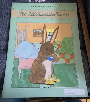 The Rabbit and the Turnip, Vintage BIG BOOK 1989 