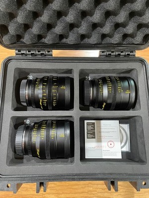 Mitakon Zhongyi Speedmaster Cine Lens Set 20mm, 35mm, 50mm (RF mount)