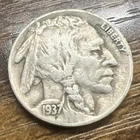 1937-S Buffalo Nickels Actual Nickel Free Shipping