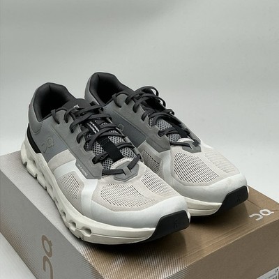 On Cloudrunner 2 3ME10142880 Men's US Size 13 Wolf Ivory Running Shoes ebay1791