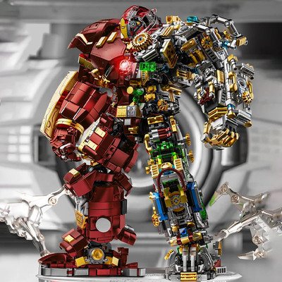 2700pcs Iron Man Hulkbuster Mech Building Blocks Toy Marvel Avenger Figure Brick