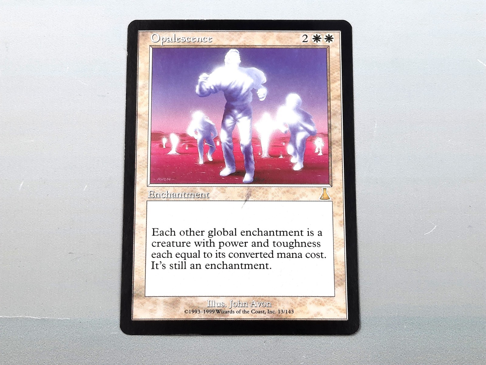 MTG - URZA'S DESTINY (BB/'99) - OPALESCENCE (013) - MACHT DER O. /RARE/N. PL./NM