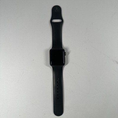 Apple Watch Series 2 38mm Aluminum Case Black Sport Band