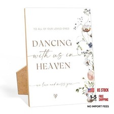 Floral In Memory Wedding Sign, Wedding Welcome Sign, Memory of Wedding-20