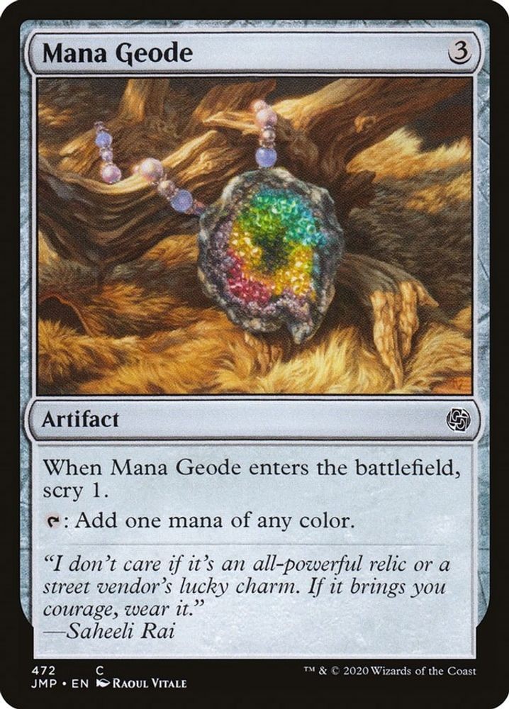 2020 Magic: The Gathering: Jumpstart - Mana Geode (#472, C, Near Mint)