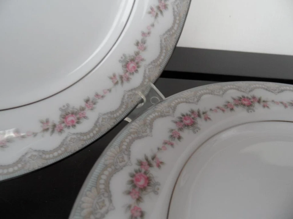 Vintage set x 4 Noritake Glenwood Japan Bread Butter side Plates or cake plates - image 2 of 3