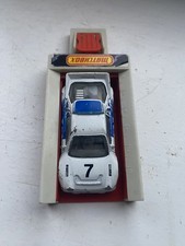 Matchbox Trickshifters Car Launcher Base 80s 1984 Working and ford rs200 