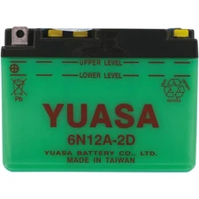 Yuasa - YUAM2612D - Conventional 6V Battery, 6N12A-2D