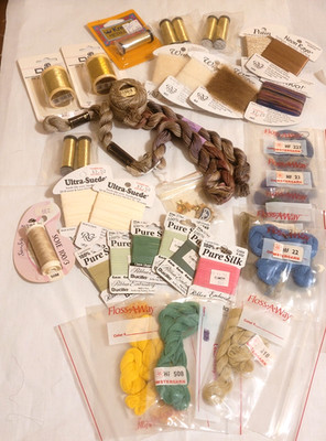 Lot of Specialty Threads Embroidery Cross Stitch DMC Metallic Wisper Denmark +