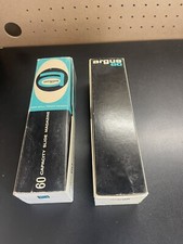 Vintage Argus 60 Capacity Slide Magazine Spill Proof Design in Box Lot of 2 B3 