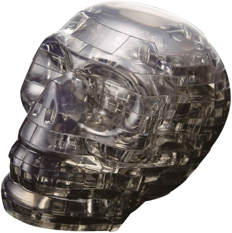 Puzzle Calavera Negra Original Cristal 3D 48 Piezas  Foto 2 de 2
