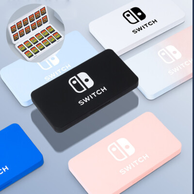 Nintendo Switch   magnetische Spielehülle 24 Tasche Spiele Case Aufbewahrungsbox