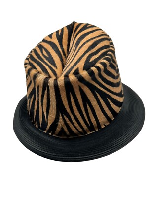 PATRICIA UNDERWOOD BROWN ZEBRA STRIPE PONY CALF