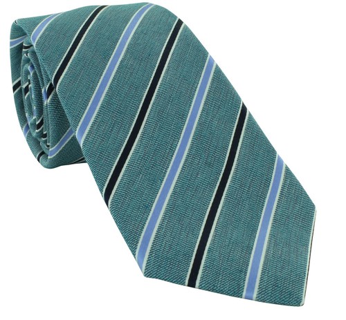 Classic Double Stripe Silk Tie - Picture 13 of 18