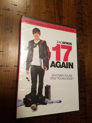 New Line Cinema: 17 Again Widescreen & Full Screen Edition Sealed DVD 