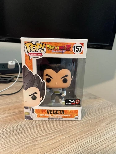 Funko Pop! DBZ: Vegeta - (Black) #157 GameStop Vinyl Figure, New