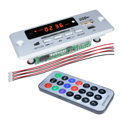 5V LCD MP3 Wireless Decoder Digital Board USB TF SD Audio Module FM Radio Kit